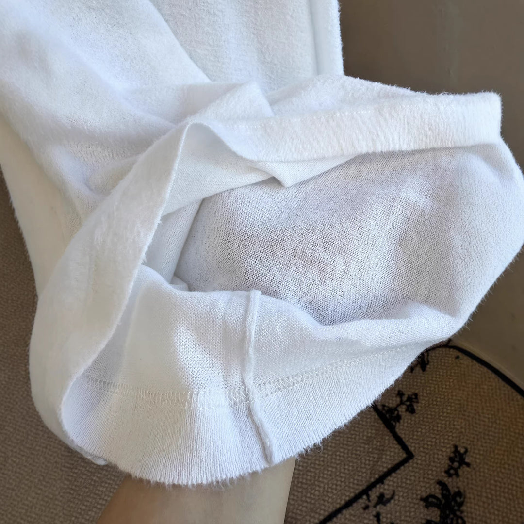 Damen Bequemer Langarmpullover mit lässigem Schnitt Drune