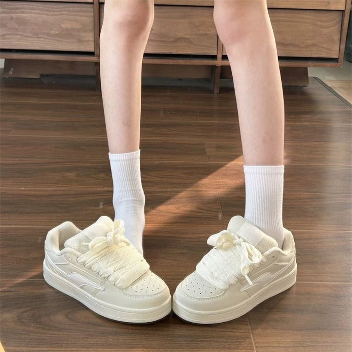Damen Sneakers mit dickem Profil und atmungsaktiven Netz-Einsätzen Drune