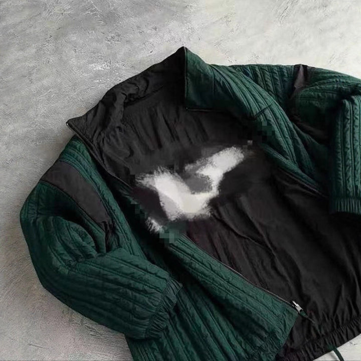 Damen Steppjacke mit hohem Kragen und verdecktem Reißverschluss Drune