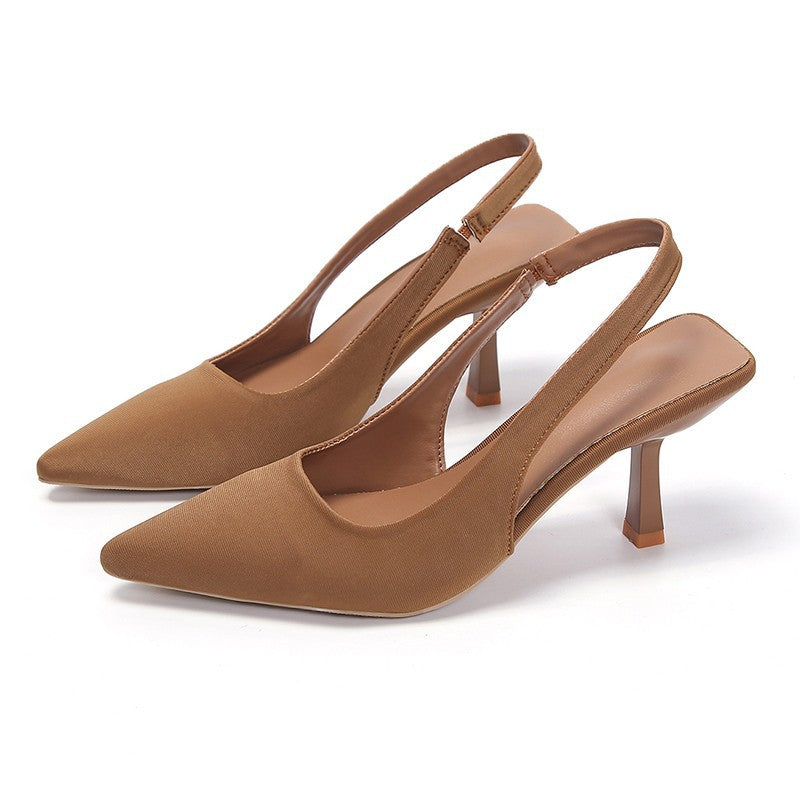 Damen Slingback-Pumps mit spitzem Design und elegantem Absatz Drune