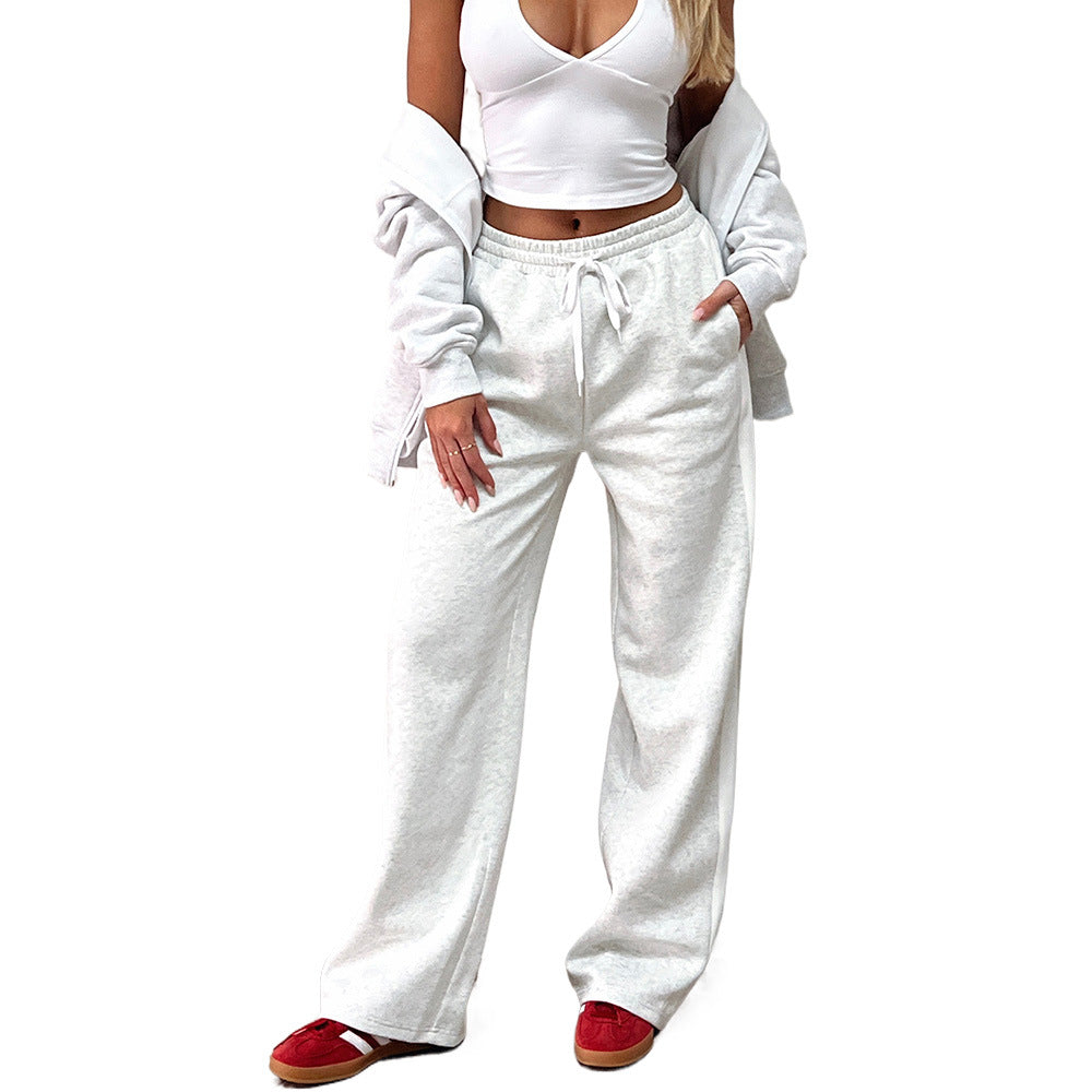 Damen Lässige Freizeithose mit seitlichen Streifen Drune