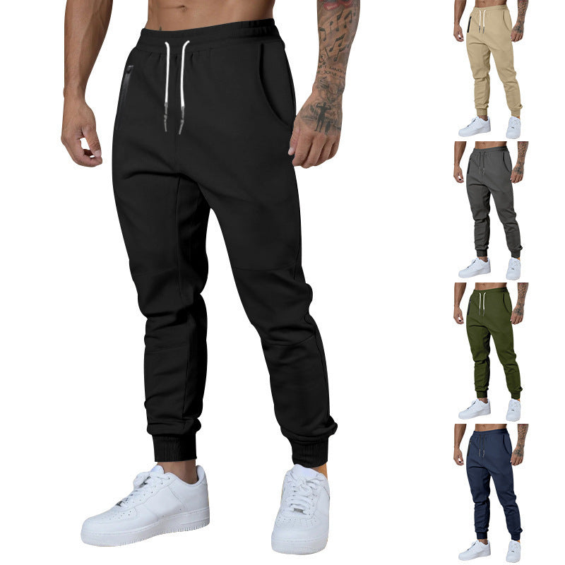 Herren sportive Jogginghose mit funktionalen Taschen und elastischem Bund Drune