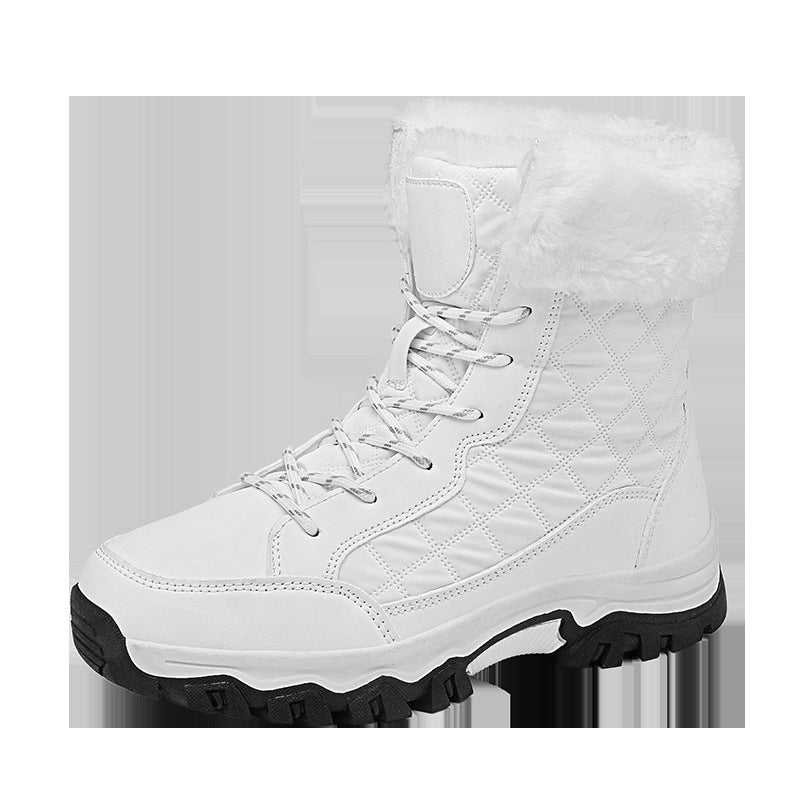 Damen Winterwanderschuhe mit warmem Fleece-Futter und rutschfester Sohle Drune