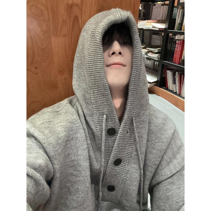 Herren Kuscheliger Oversized Hoodie Drune