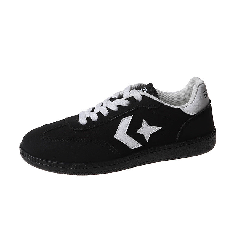 Damen nan leichte Retro-Sneaker mit gepolstertem Komfortfußbett, flexibler Gummisohle und reflektierenden Details Drune