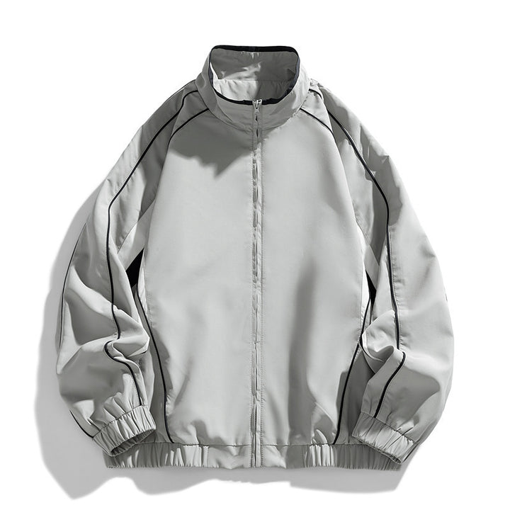 Herren Leichte Sportjacke mit Stehkragen Drune