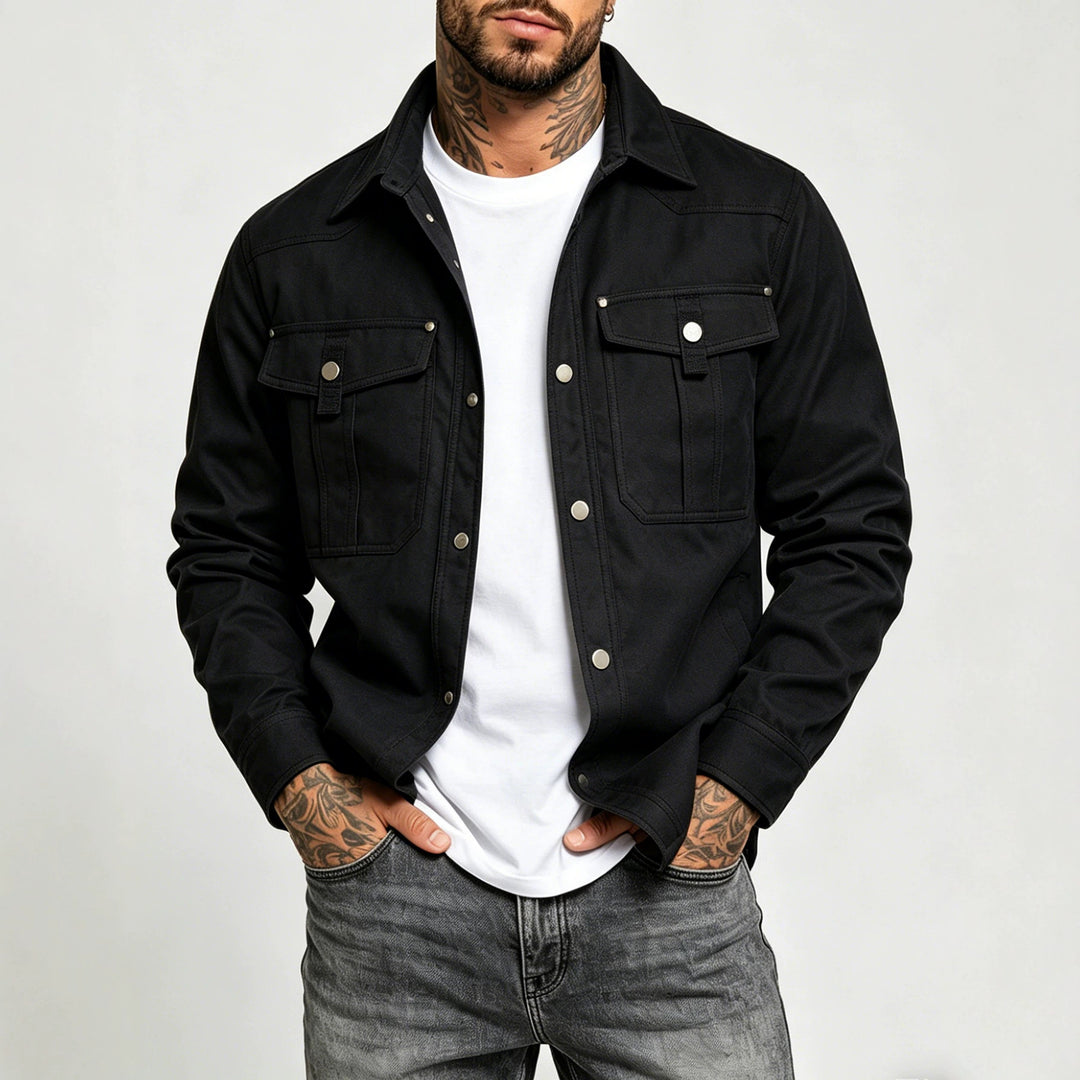 Herren Canvas-Hemdjacke Drune
