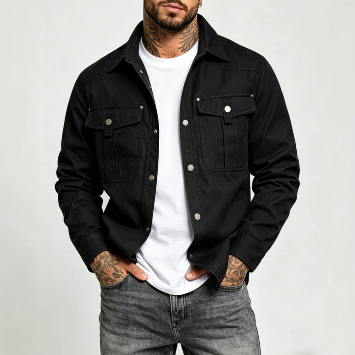 Herren Canvas-Hemdjacke Drune