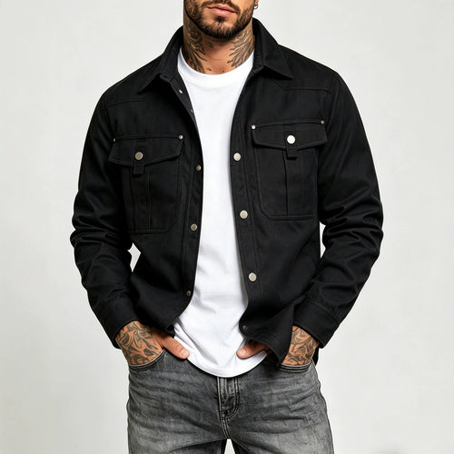 Herren Canvas-Hemdjacke Drune