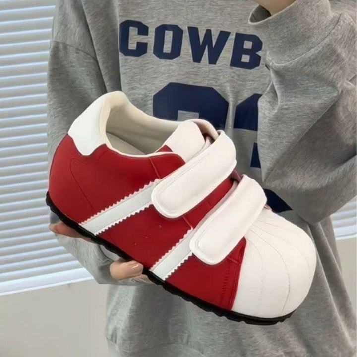 Damen Sneakers mit Klettverschluss und sportlicher Silhouette Drune