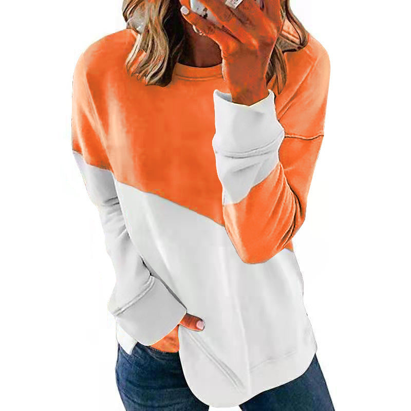 Damen Sweatshirt im modernen Farbblockdesign Drune