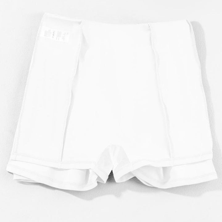 Damen sportlicher Skort mit hohem Bund und fließendem Schnitt Drune