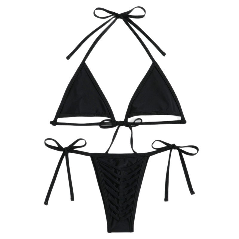 Damen Triangel-Bikini mit eleganten Schnürdetails Drune