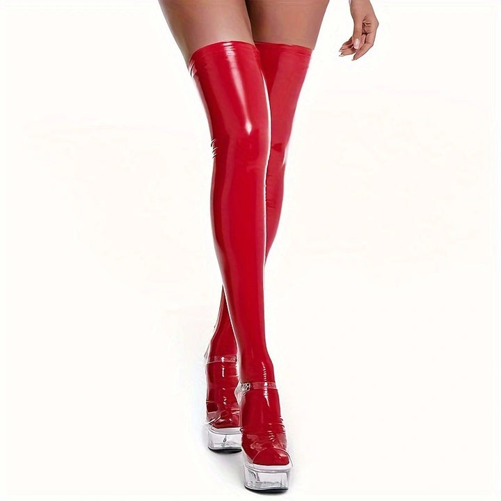 Drune | Glänzende Latex-Strümpfe