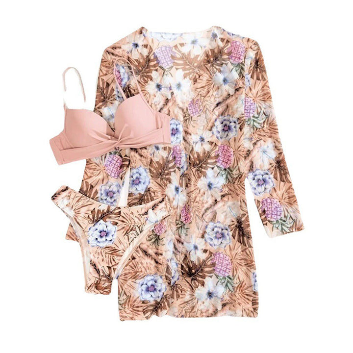 Damen Bikini-Set mit floralem Design und bequemer Passform Drune