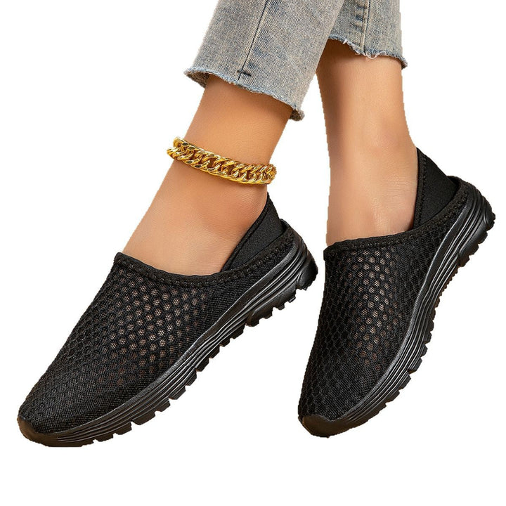 Damen Atmungsaktive Slip-On Freizeitschuhe Drune