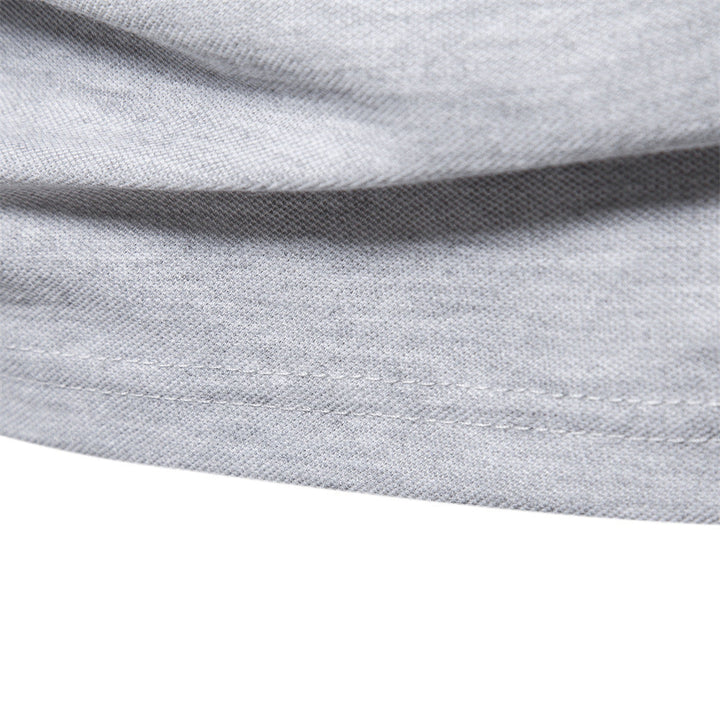 Herren Langarm Poloshirt mit modernem Kragen und atmungsaktiver Baumwollqualität Drune