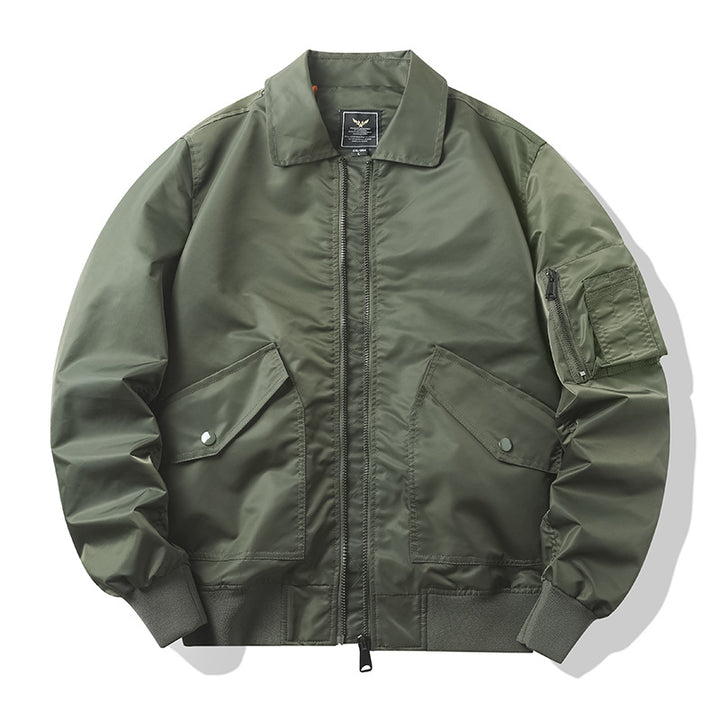 Herren Modische Bomberjacke mit vielen praktischen Taschen Drune