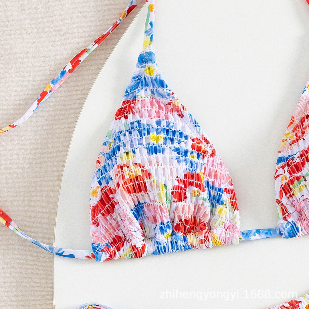 Damen Bikiniset mit buntem Mustermix Drune