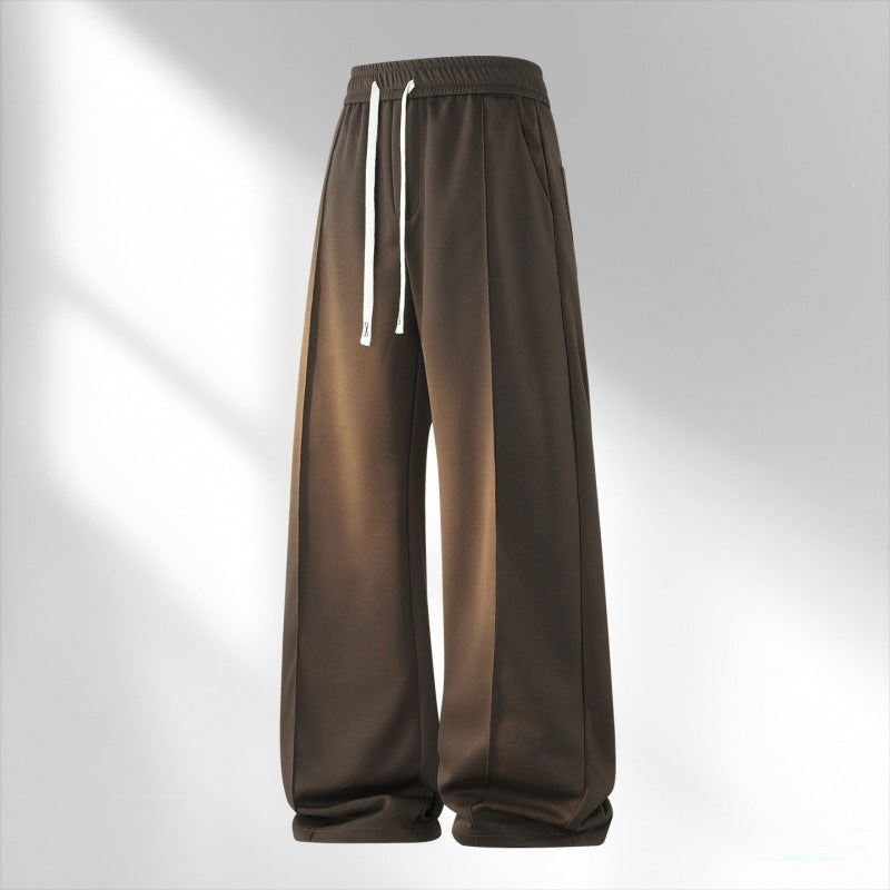 Damen Weite Lounge-Jogginghose mit Kordelzug, elastischem Bund & Seitentaschen Drune
