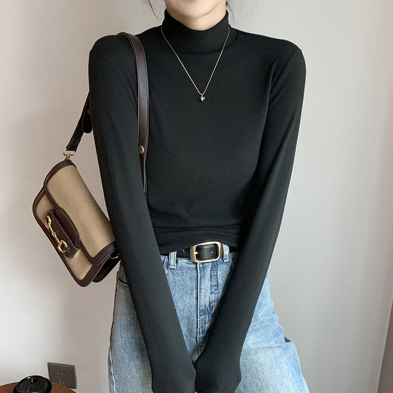 Damen Langarmshirt mit hohem Kragen Drune 1787619958