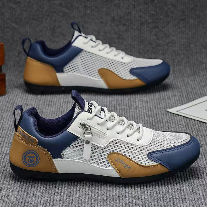 Herren Sportliche Outdoor-Sneaker mit Reißverschluss-Detail und griffiger Trail-Sohle Drune