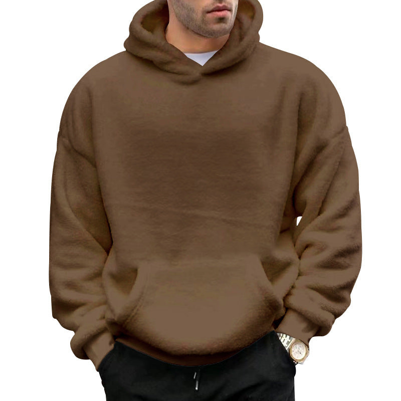 Herren bequemer Oversized Kapuzenpullover Drune
