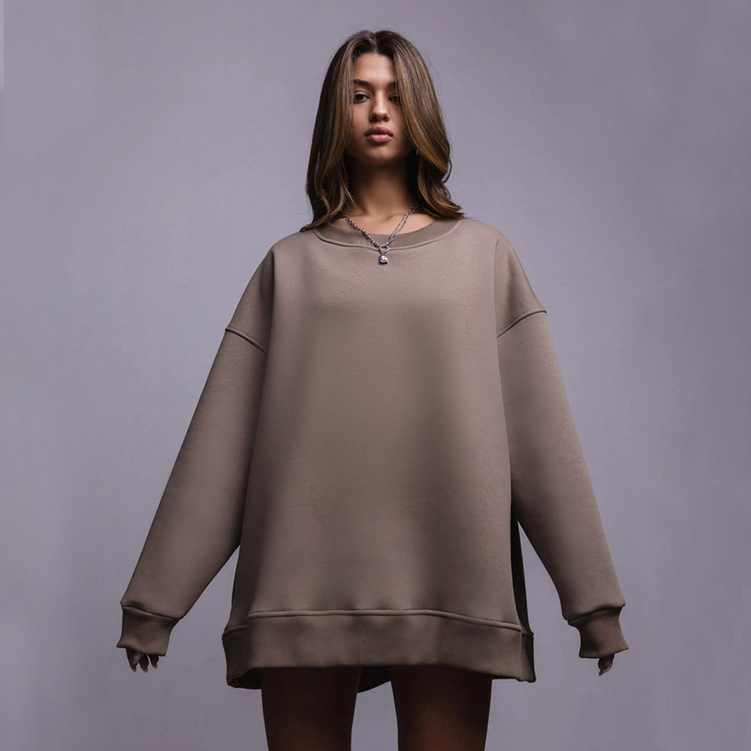 Damen Oversized Sweatshirt mit hohem Komfort und trendy Schnitt Drune
