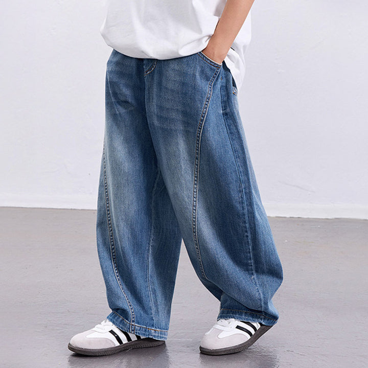 Unisex weite Denim-Hosen im lässigen Stil Drune