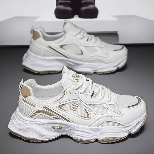 Damen Sportliche Sneakers mit dämpfender Sohle und atmungsaktiver Mesh-Oberfläche Drune
