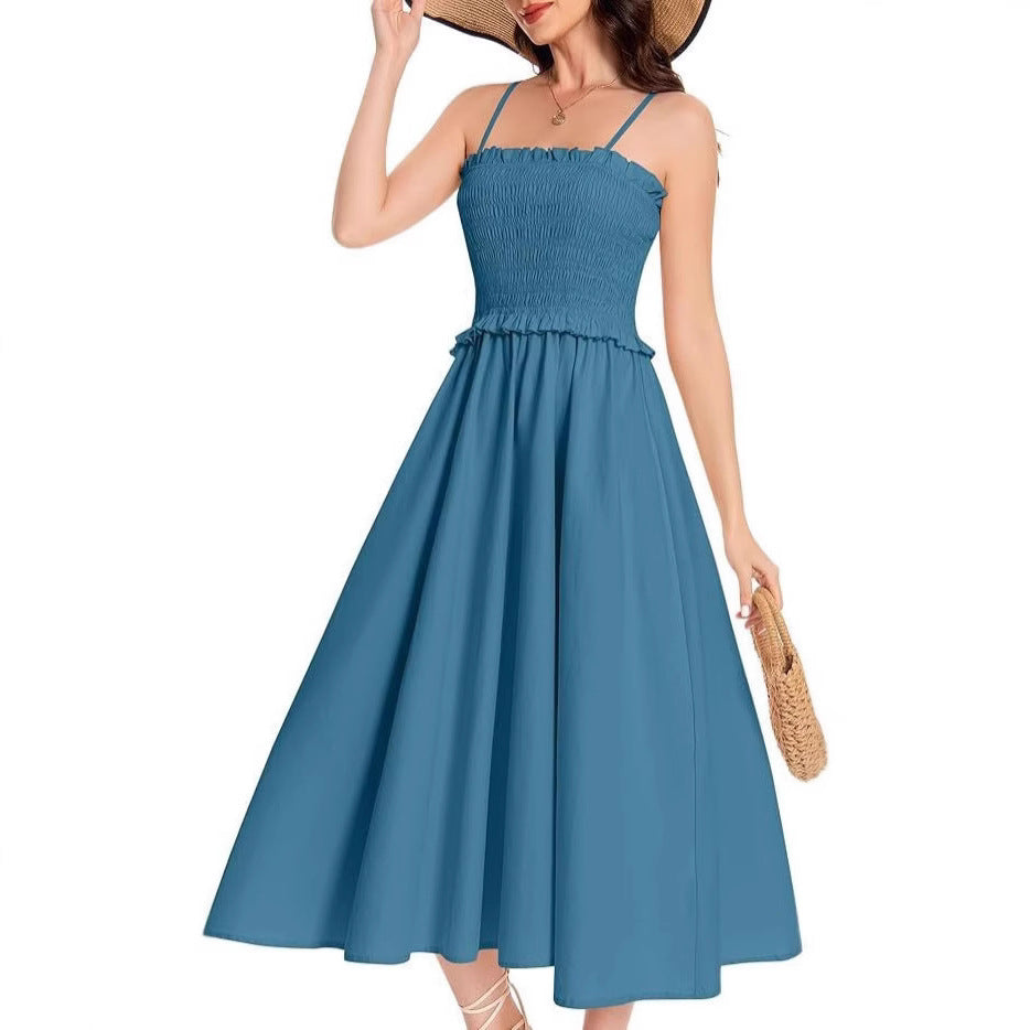 Damen Maxikleid mit schmeichelhaftem Taillendesign Drune