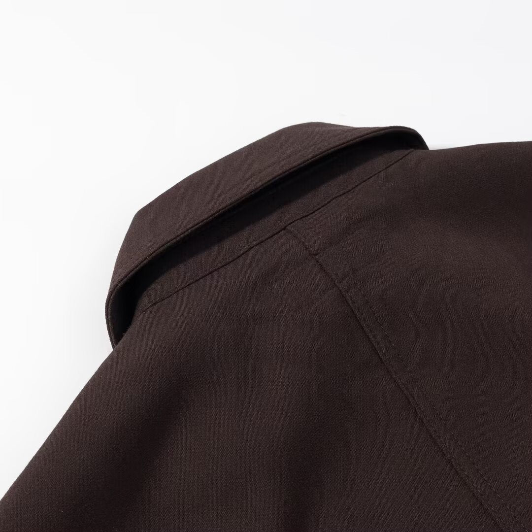 Damen 20+ kaschierende Cropped‑Blousonjacke im Utility‑Look mit aufgesetzten Pattentaschen Drune