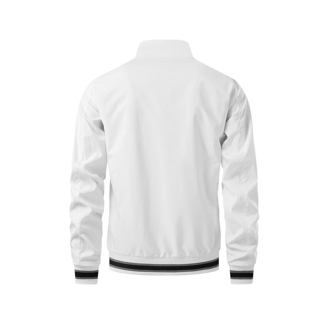 Herren Sportliche Leichte Übergangsjacke mit hohem Kragen Drune