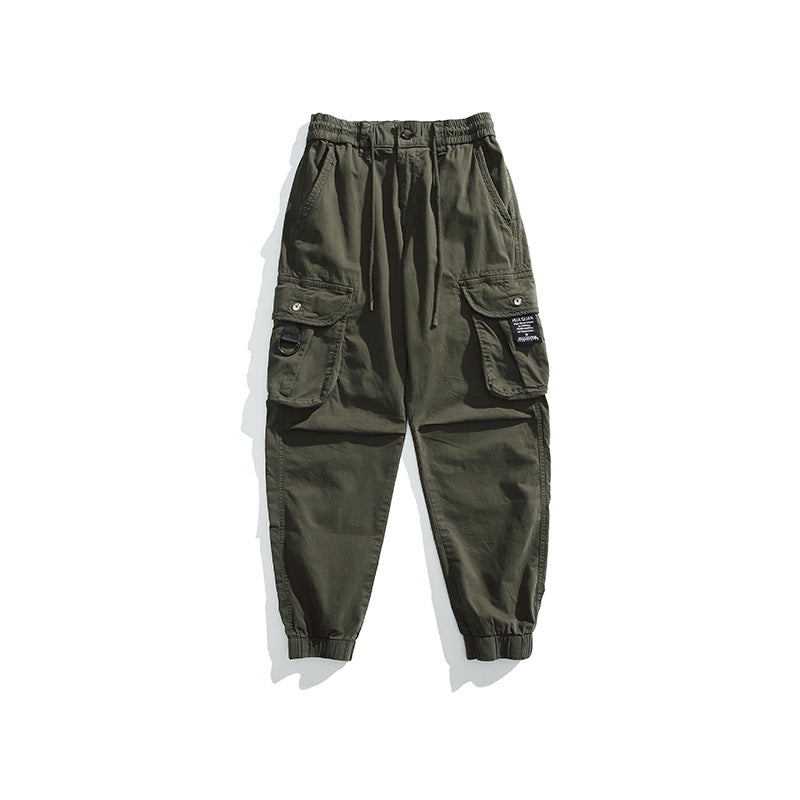 Herren Relaxed‑Fit Ripstop Cargojoggerhose mit D Ring und Mehrfachtaschen Drune