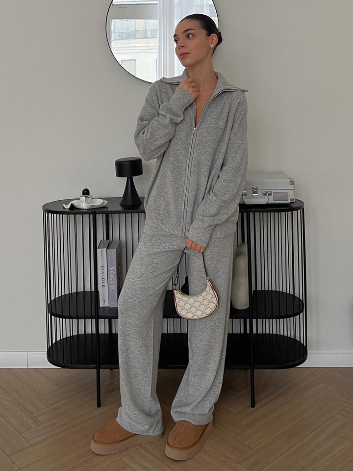 Damen gemütliches Fleece-Set Drune