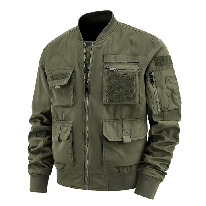 Men's  tactical multi-pocket flight bomber jacket Drune