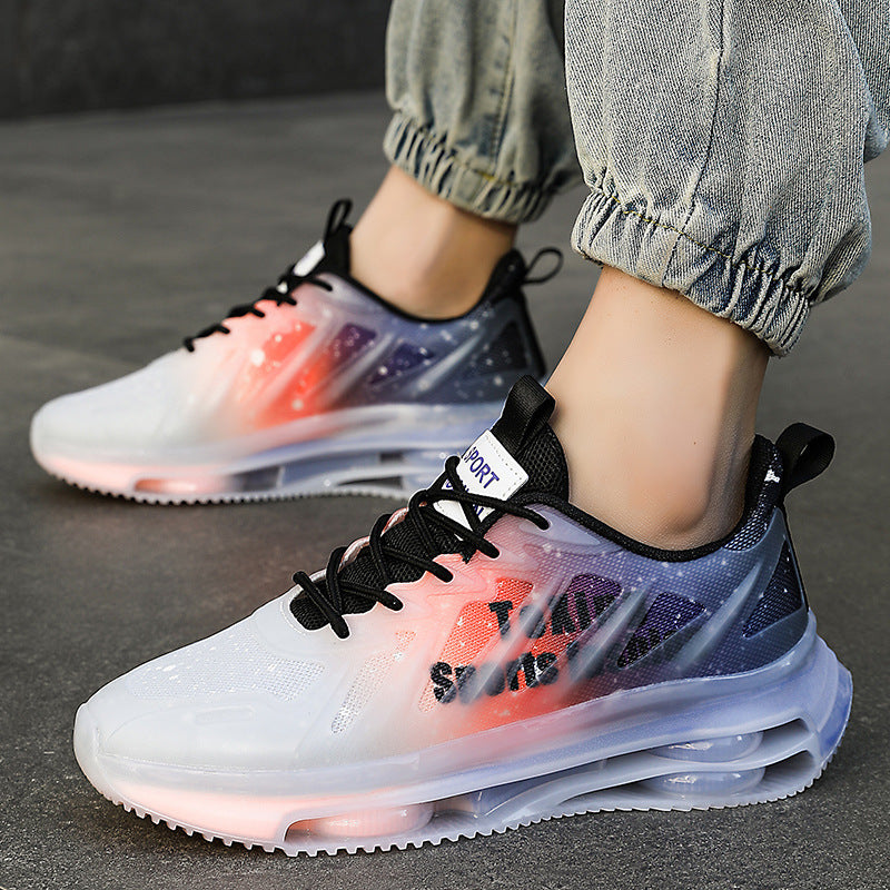 Herren Innovativer Laufsneaker mit sichtbarer Luftkissen-Zwischensohle und semi-transparenter TPU-Ummantelung Drune
