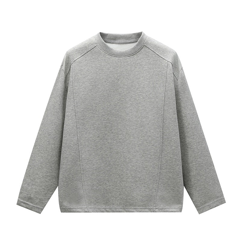 Unisex Minimalistisches Rundhals-Sweatshirt mit Raglanärmeln Drune