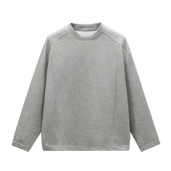 Unisex Minimalistisches Rundhals-Sweatshirt mit Raglanärmeln Drune