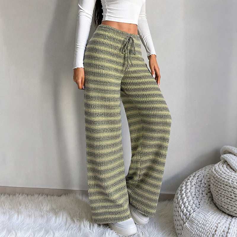 Damen Bequeme und modischeweite Stoffhose Drune