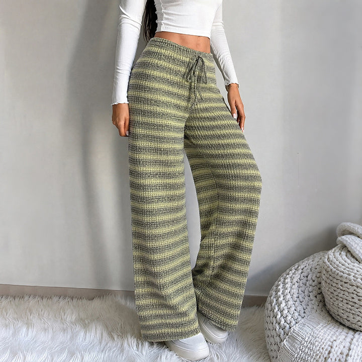 Damen Bequeme und modischeweite Stoffhose Drune