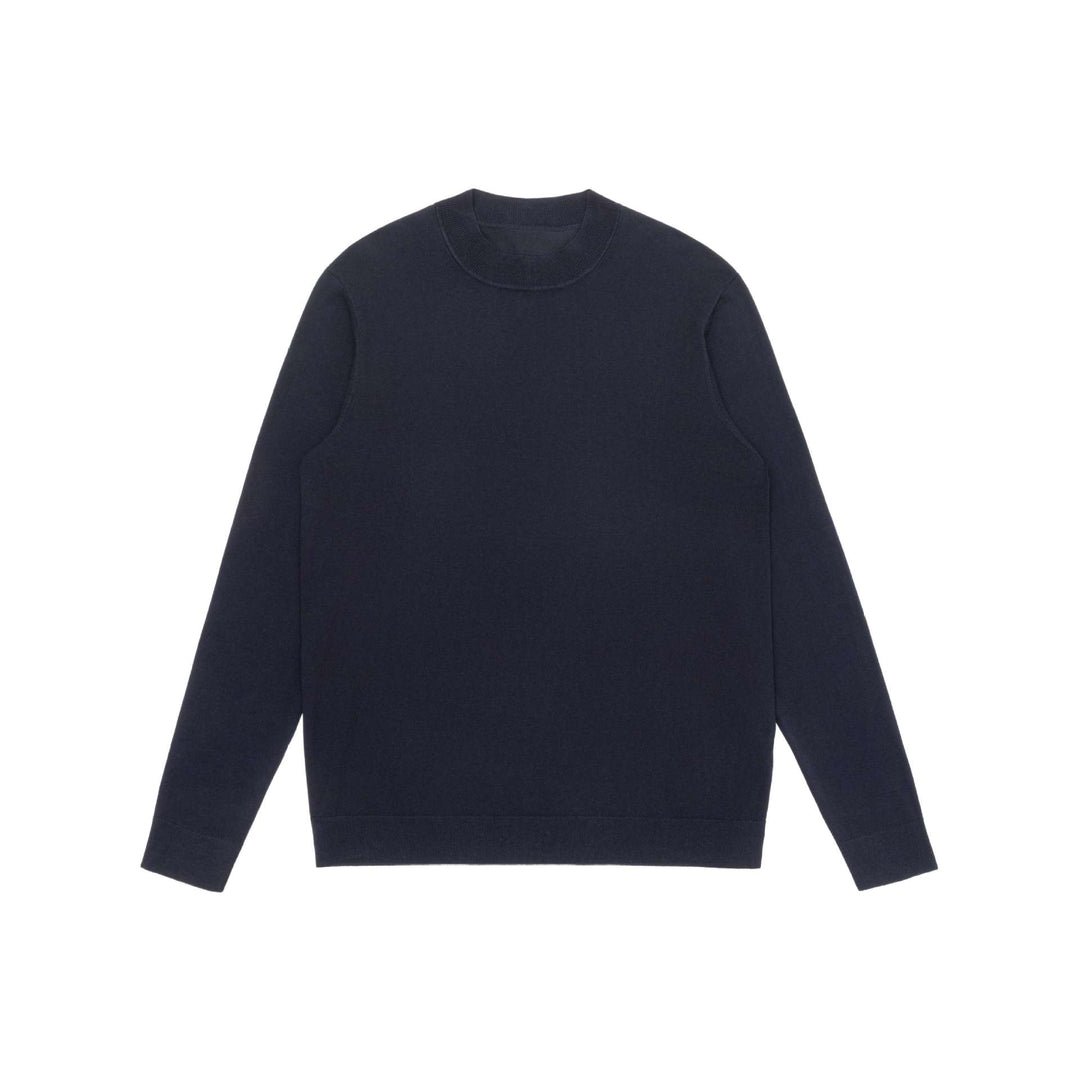 Unisex Rundhals-Sweatshirt aus schwerer Baumwollmischung mit geripptem Kragen Drune
