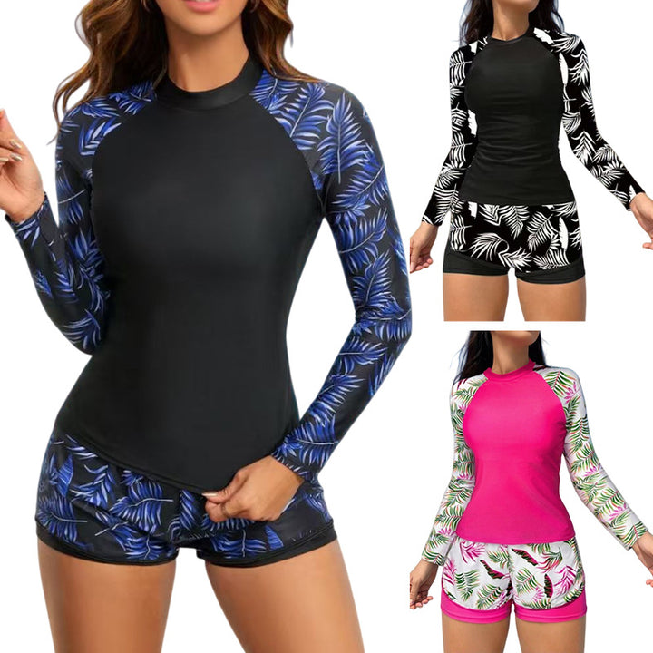 Damen Surf-Langarmshirt mit Shorts Drune