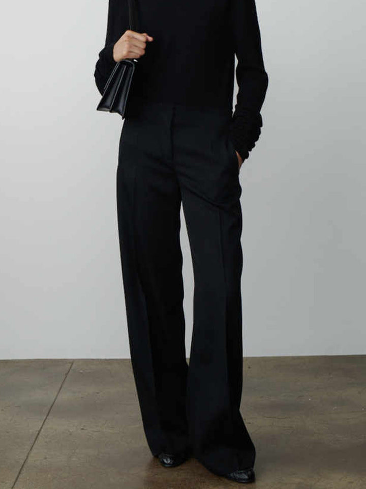 Damen elegante und weit geschnittene Anzughose Drune