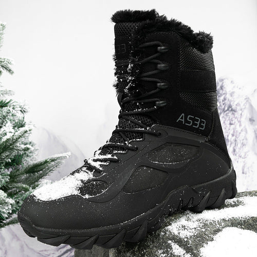 Herren Wasserdichte Winterstiefel mit isolierender Fütterung und rutschfester Sohle Drune
