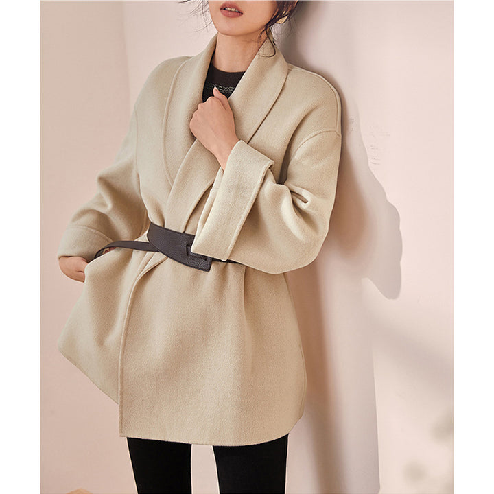 Damen Elegante und lockere Wickeljacke Drune