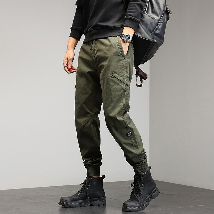 Herren Technische Cargo-Jogginghose mit Bündchen und Multifunktionstaschen Drune