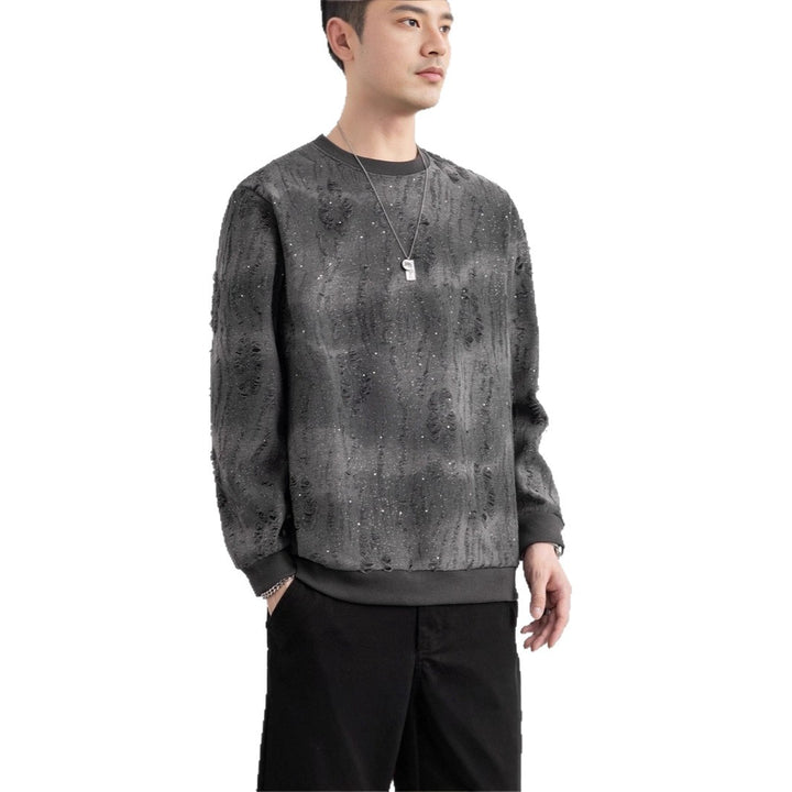 Herren Urbaner Sweatshirt mit funkelndem Design Drune