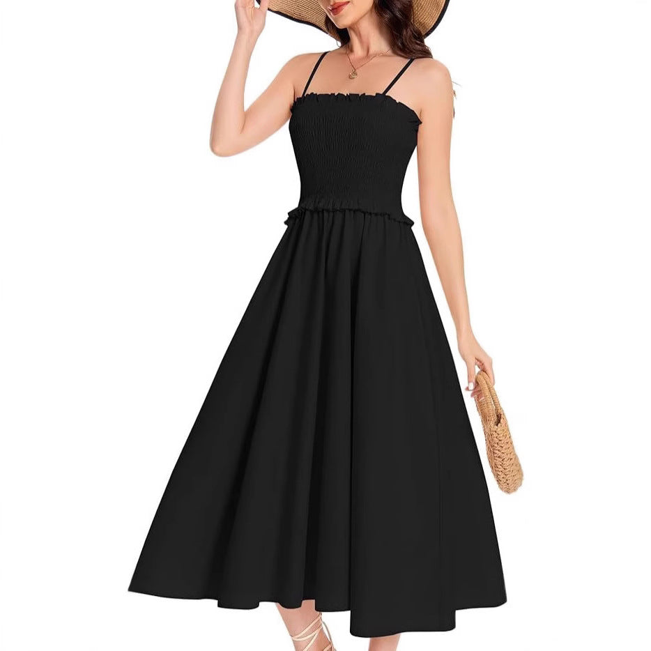 Damen Maxikleid mit schmeichelhaftem Taillendesign Drune