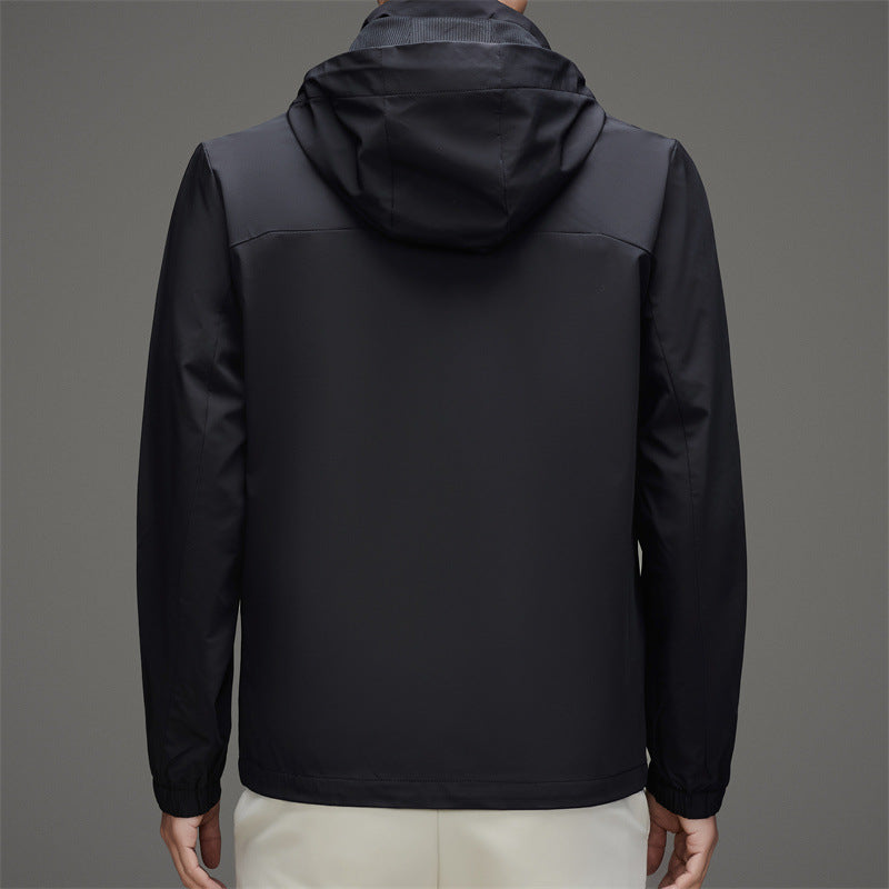Herren Funktionsjacke mit atmungsaktiver Membran und praktischer Kapuze Drune